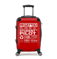 Thumbnail for Student Pilot Label Designed Cabin Size Luggages