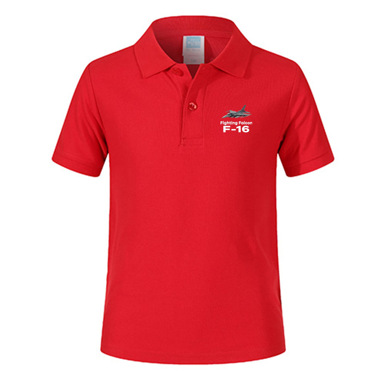 The Fighting Falcon F16 Designed Children Polo T-Shirts