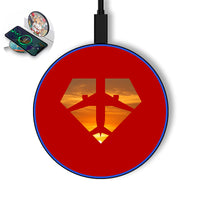 Thumbnail for Supermen of The Skies (Sunset) Designed Wireless Chargers