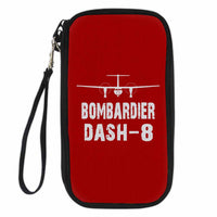 Thumbnail for Bombardier Dash-8 & Plane Designed Travel Cases & Wallets