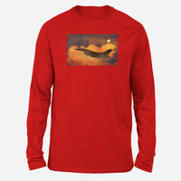 Thumbnail for Departing Fighter Jet 16 Designed Long-Sleeve T-Shirts