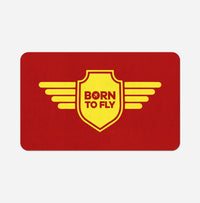 Thumbnail for Born To Fly & Badge Designed Bath Mats