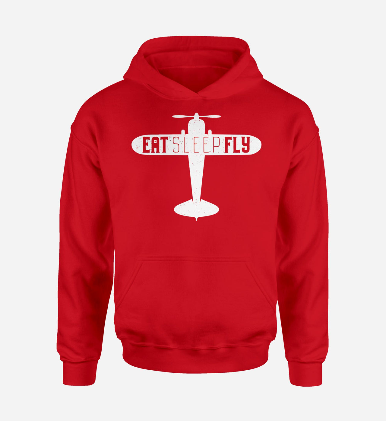 Eat Sleep Fly & Propeller Designed Hoodies