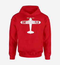 Thumbnail for Eat Sleep Fly & Propeller Designed Hoodies