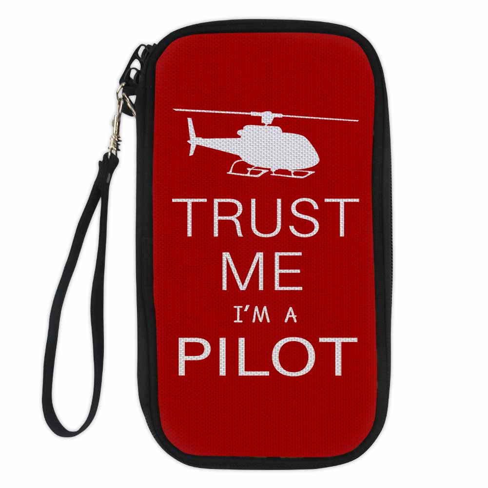 Trust Me I'm a Pilot (Helicopter) Designed Travel Cases & Wallets