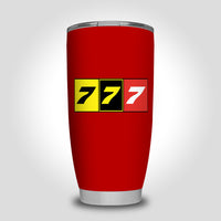 Thumbnail for Flat Colourful 777 Designed Tumbler Travel Mugs