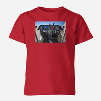 Thumbnail for Cessna 172 Cockpit Designed Children T-Shirts