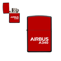 Thumbnail for Airbus A340 & Text Designed Metal Lighters