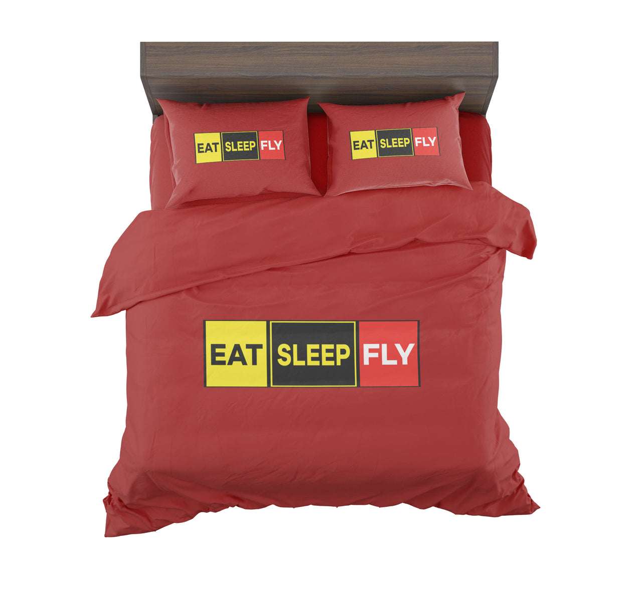 Eat Sleep Fly (Colourful) Designed Bedding Sets