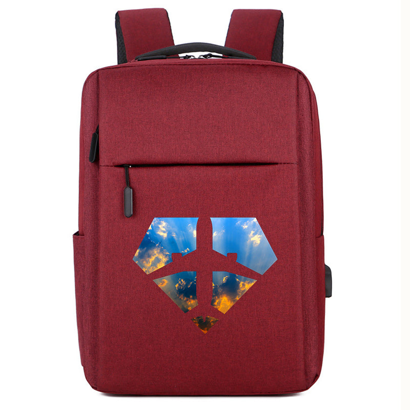 Supermen of The Skies (Sunrise) Designed Super Travel Bags