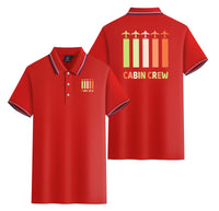Thumbnail for Colourful Cabin Crew Designed Stylish Polo T-Shirts (Double-Side)