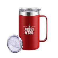Thumbnail for Airbus A380 & Plane Designed Stainless Steel Beer Mugs