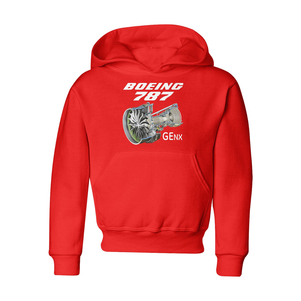 Boeing 787 & GENX Engine Designed "CHILDREN" Hoodies