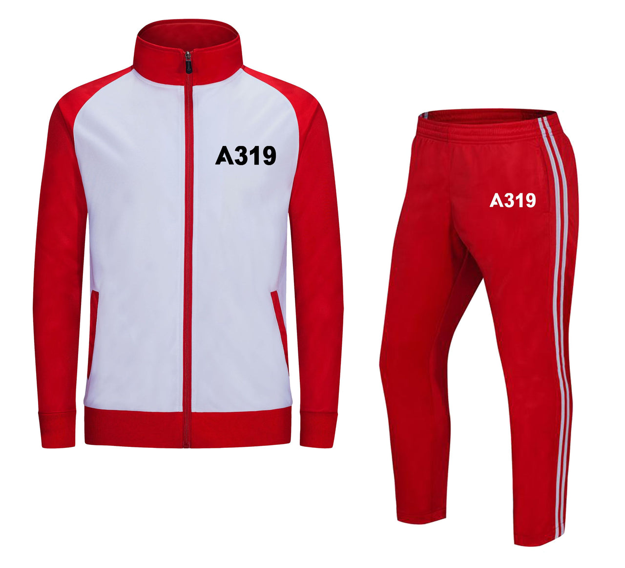 A319 Flat Text Designed "CHILDREN" Tracksuits