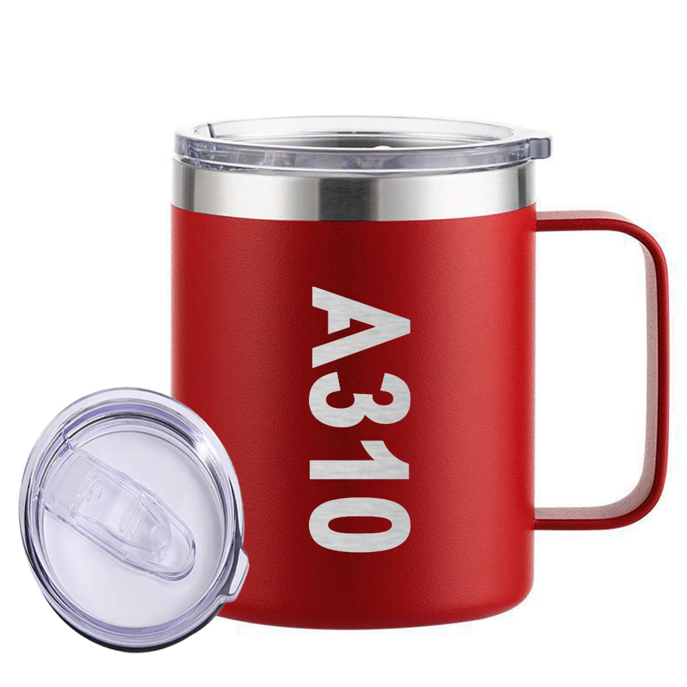 A310 Text Designed Stainless Steel Laser Engraved Mugs