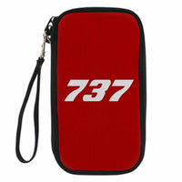 Thumbnail for 737 Flat Text Designed Travel Cases & Wallets