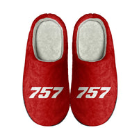 Thumbnail for 757 Flat Text Designed Cotton Slippers