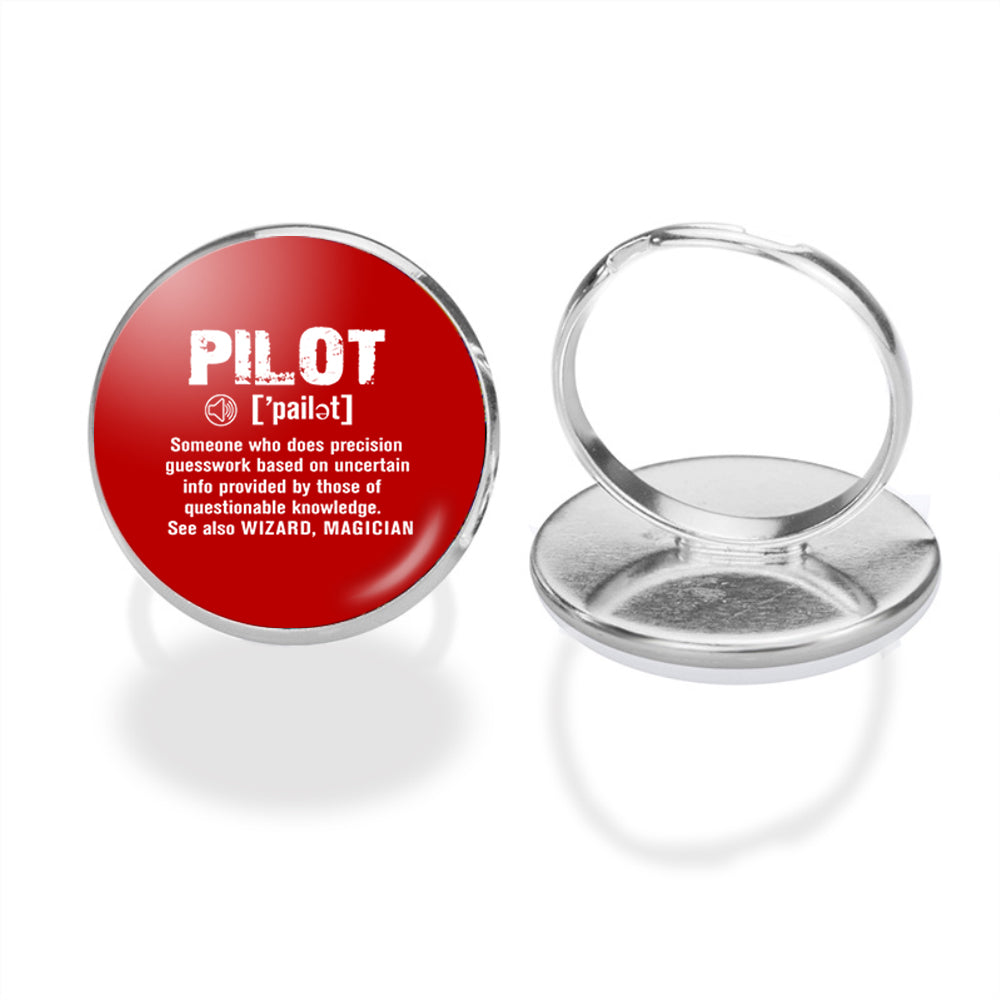 Pilot [Noun] Designed Rings