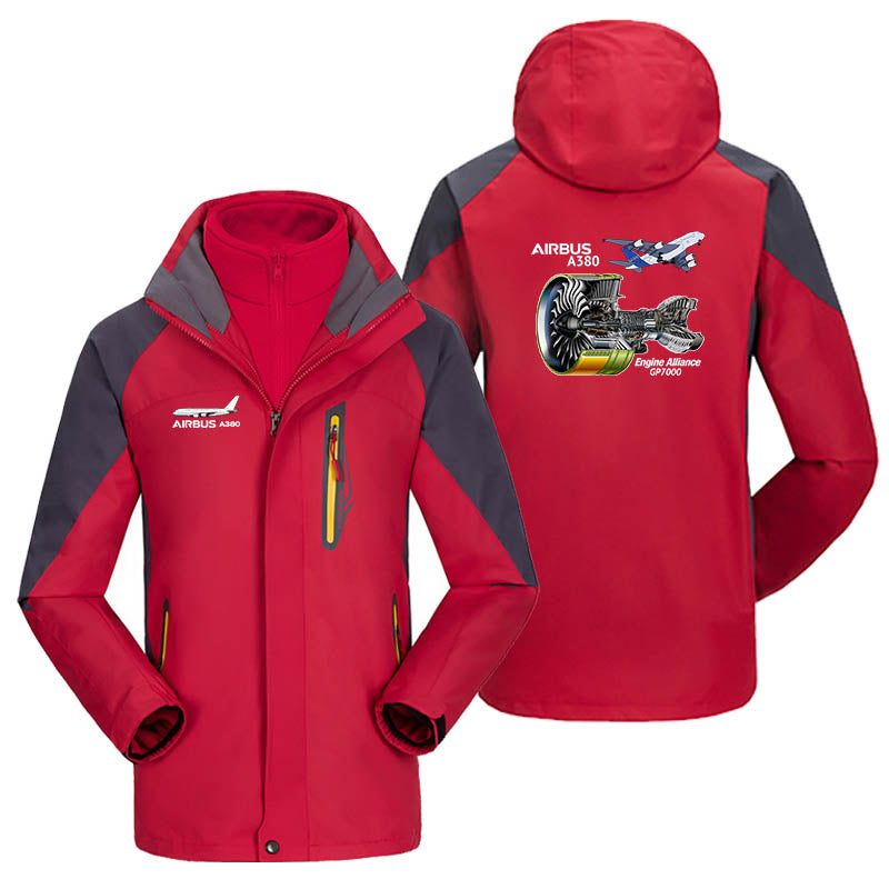 Airbus A380 & GP7000 Engine Designed Thick Skiing Jackets