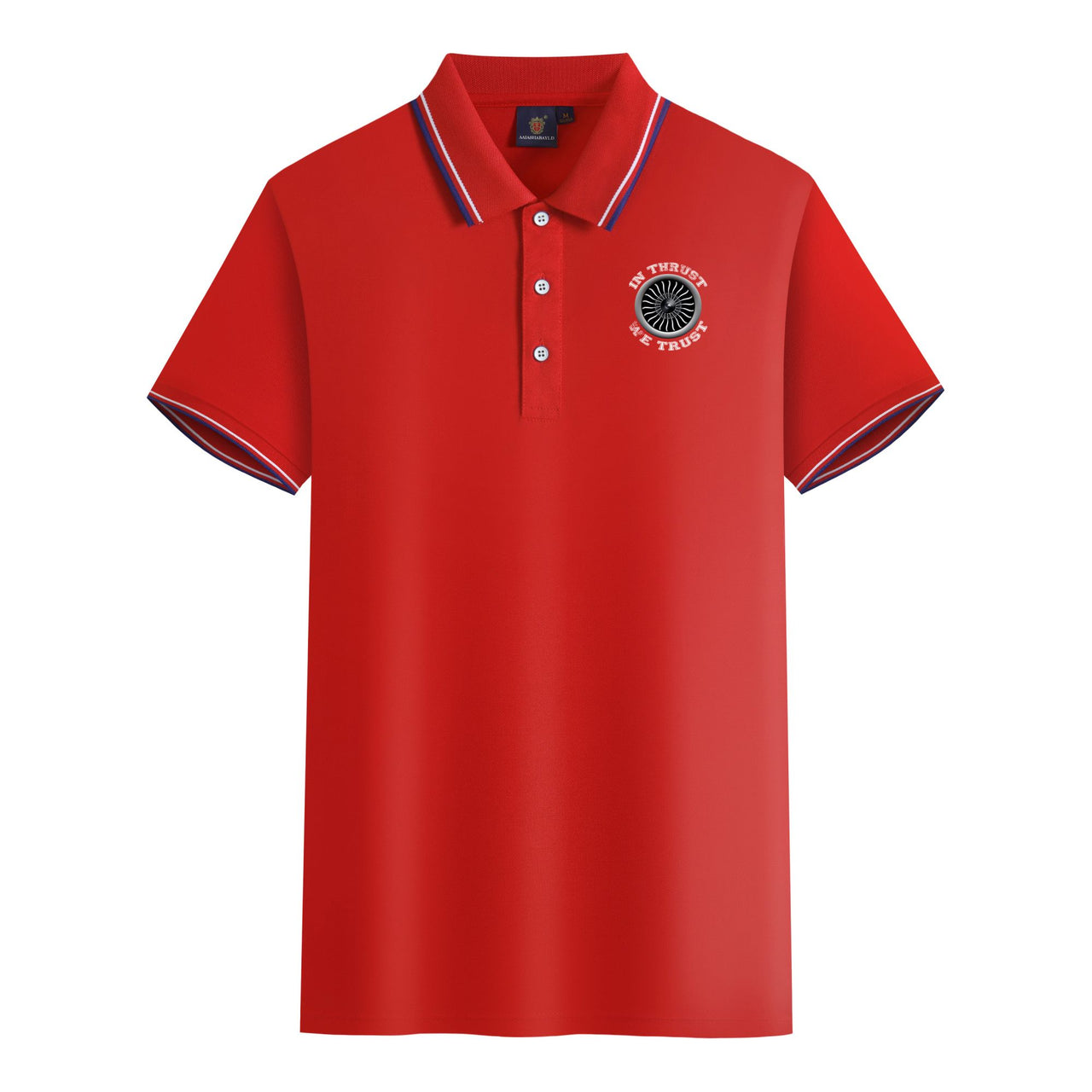 In Thrust We Trust (Vol 2) Designed Stylish Polo T-Shirts