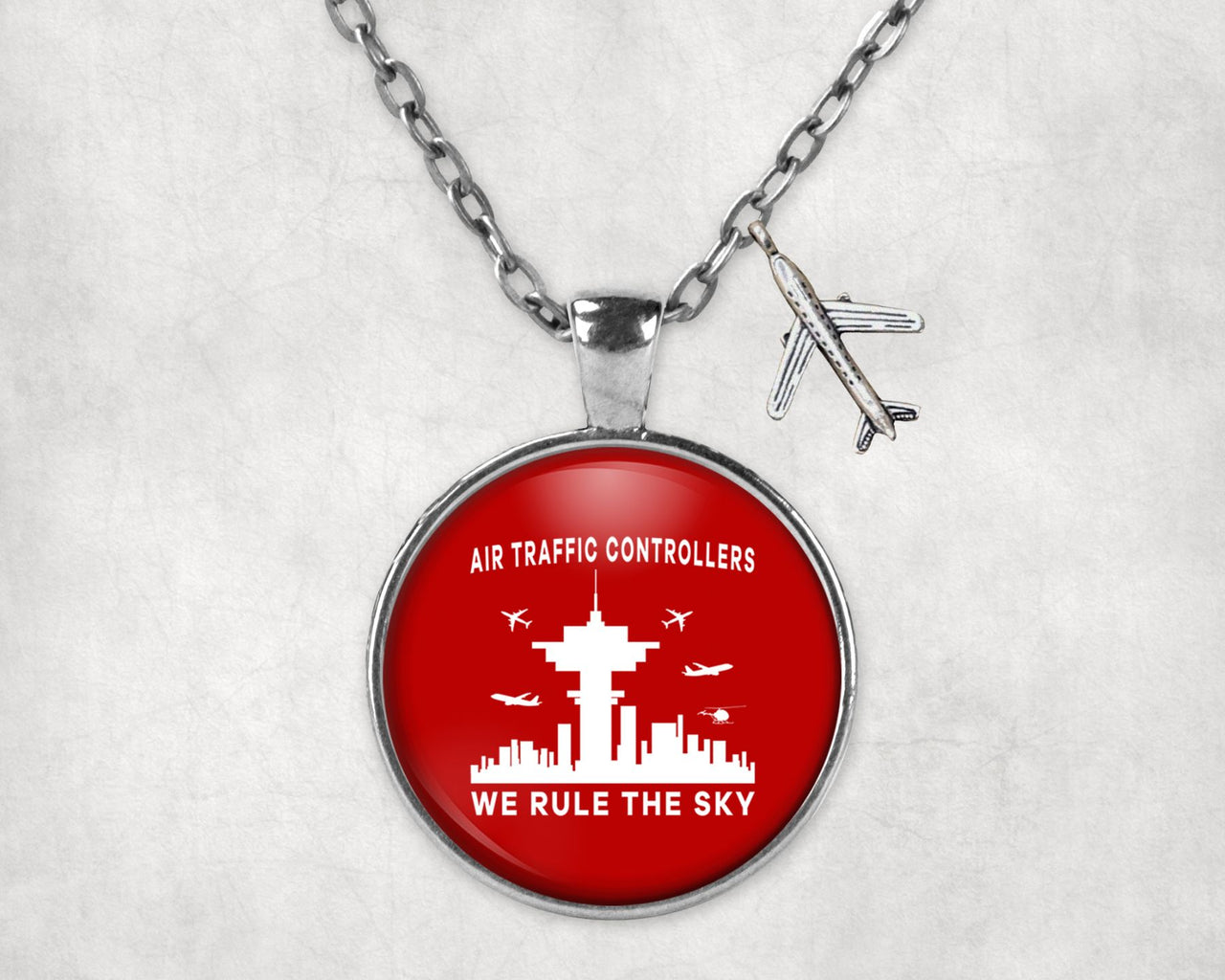 Air Traffic Controllers - We Rule The Sky Designed Necklaces