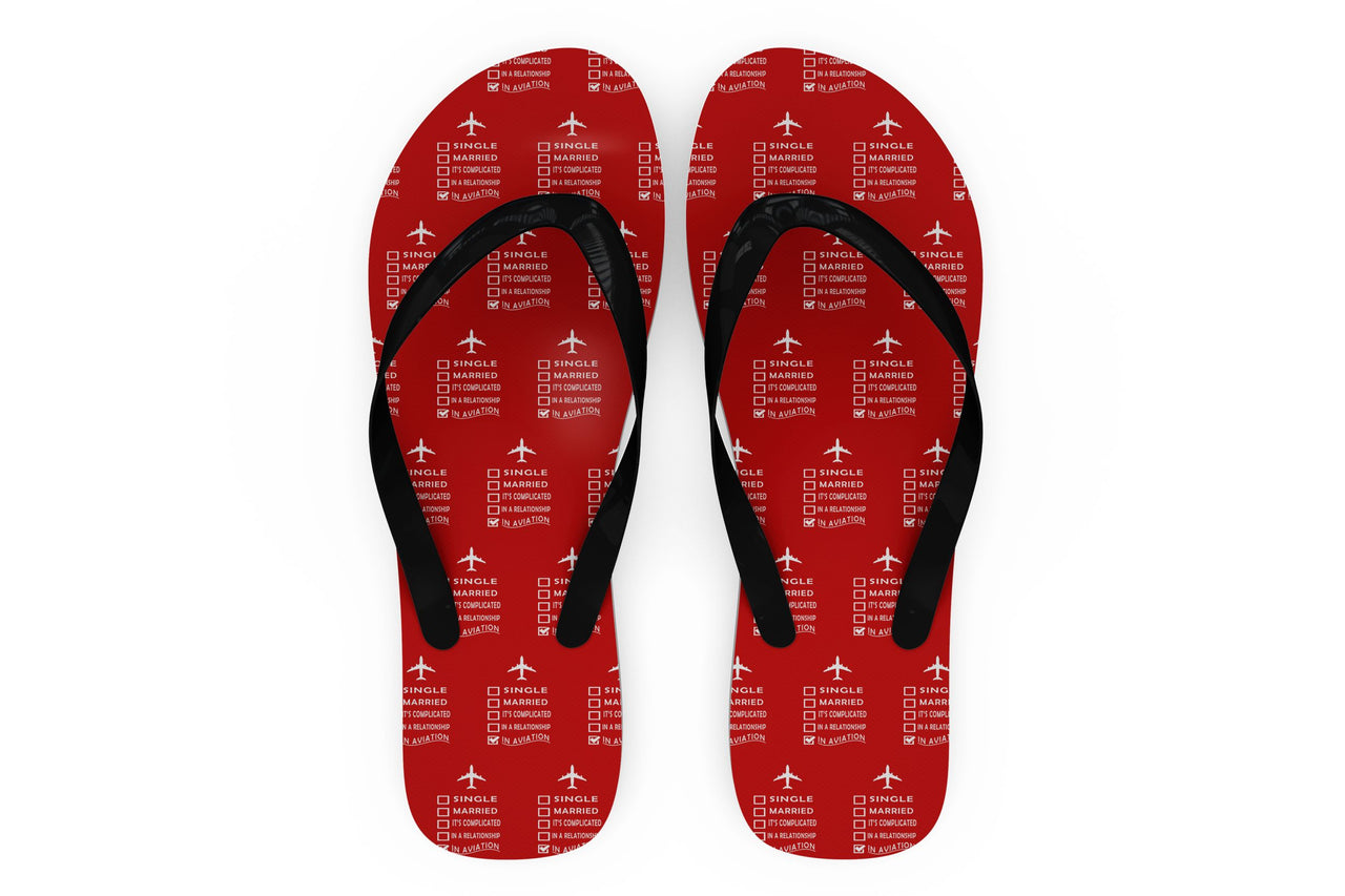 In Aviation Designed Slippers (Flip Flops)
