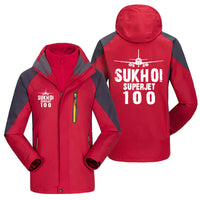 Thumbnail for Sukhoi Superjet 100 & Plane Designed Thick Skiing Jackets