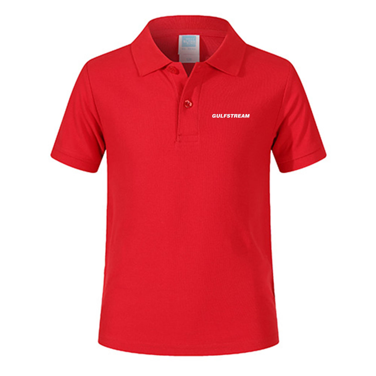 Gulfstream & Text Designed Children Polo T-Shirts