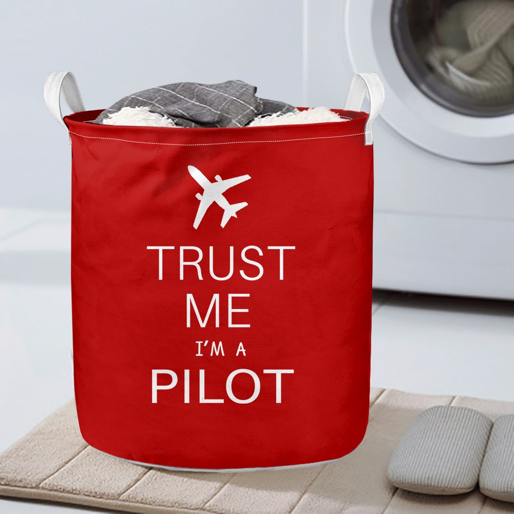 Trust Me I'm a Pilot 2 Designed Laundry Baskets