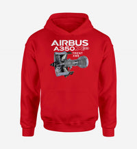 Thumbnail for Airbus A350 & Trent Wxb Engine Designed Hoodies