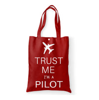 Thumbnail for Trust Me I'm a Pilot 2 Designed Tote Bags