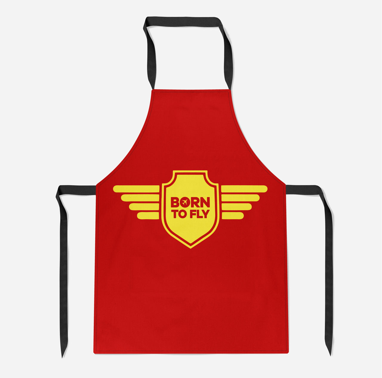 Born To Fly & Badge Designed Kitchen Aprons
