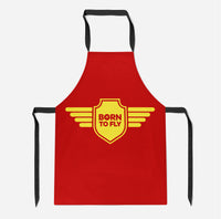 Thumbnail for Born To Fly & Badge Designed Kitchen Aprons