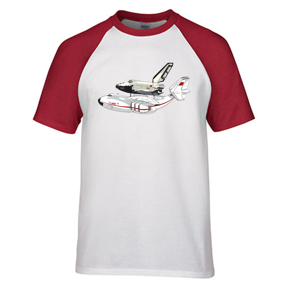 Buran & An-225 Designed Raglan T-Shirts