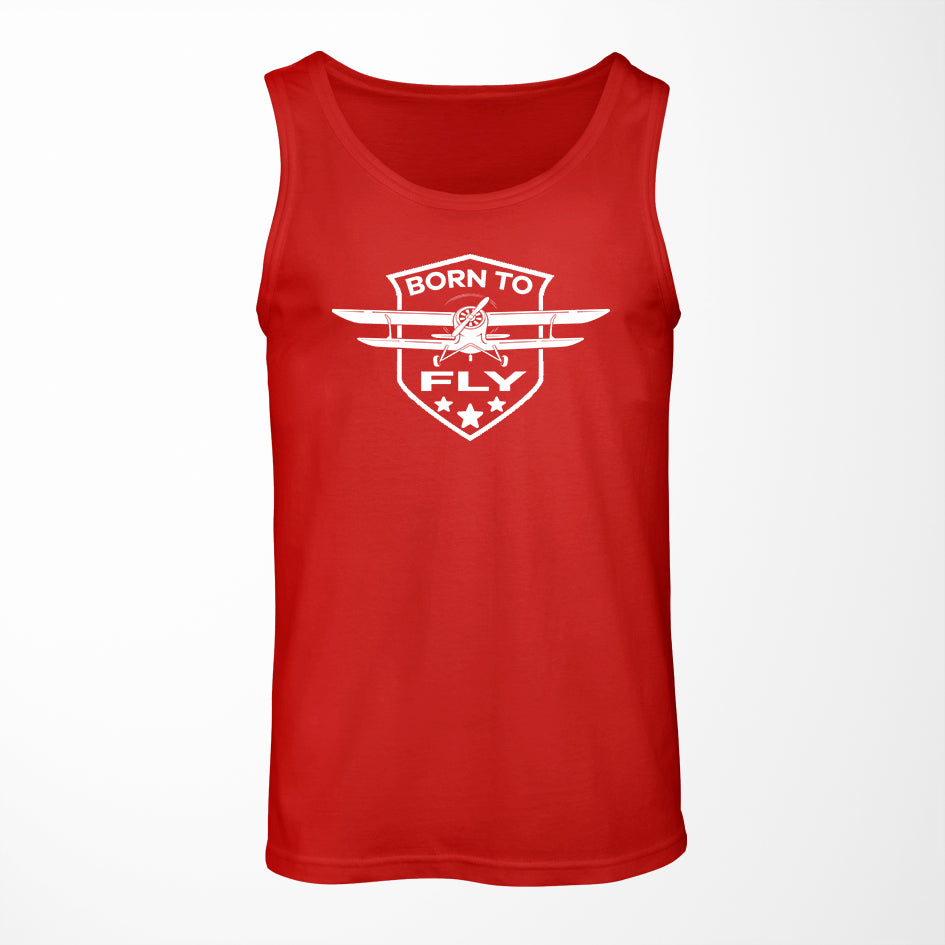 Super Born To Fly Designed Tank Tops