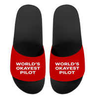 Thumbnail for World's Okayest Pilot Designed Sport Slippers
