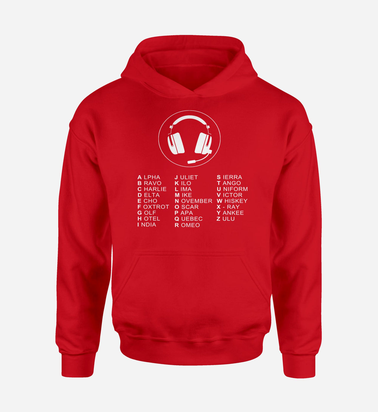 Aviation Alphabet 3 Designed Hoodies