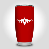 Thumbnail for Fighter Jet 16 Silhouette Designed Tumbler Travel Mugs