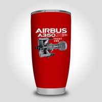 Thumbnail for Airbus A350 & Trent Wxb Engine Designed Tumbler Travel Mugs