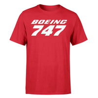 Thumbnail for Boeing 747 & Text Designed T-Shirts