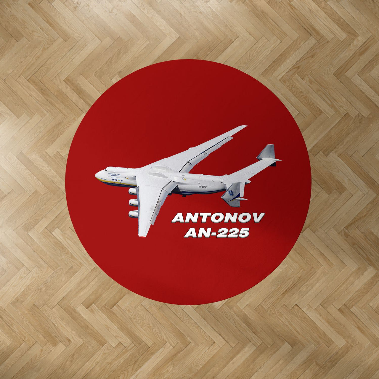 Antonov AN-225 (10) Designed Carpet & Floor Mats (Round)
