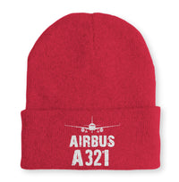 Thumbnail for Airbus A321 & Plane Embroidered Beanies