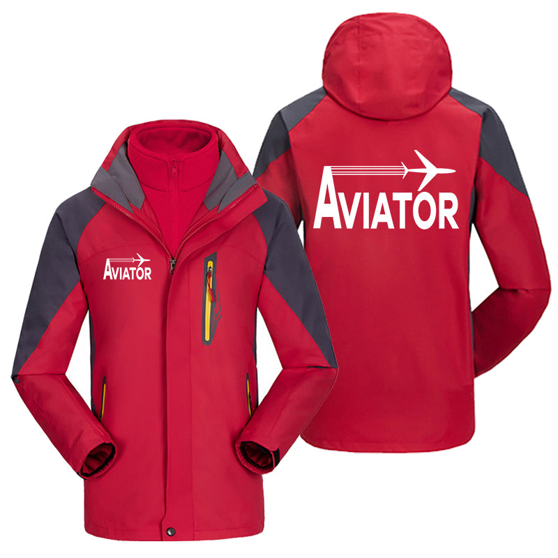 Aviator Designed Thick Skiing Jackets
