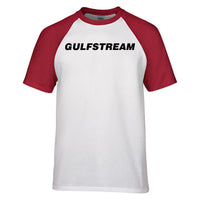 Thumbnail for Gulfstream & Text Designed Raglan T-Shirts