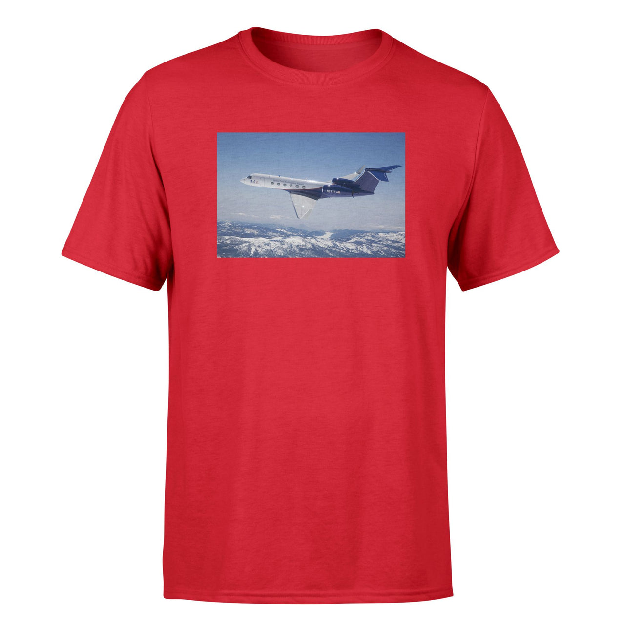 Cruising Gulfstream Jet Designed T-Shirts