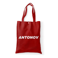 Thumbnail for Antonov & Text Designed Tote Bags