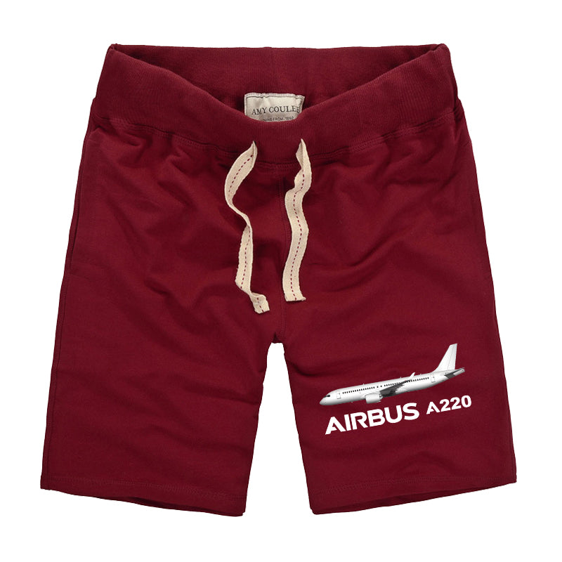 The Airbus A220 Designed Cotton Shorts