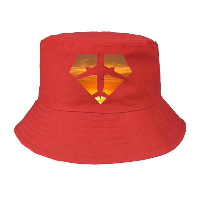 Supermen of The Skies (Sunset) Designed Summer & Stylish Hats