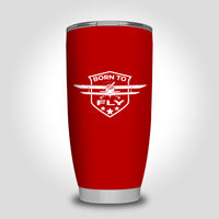 Thumbnail for Super Born To Fly Designed Tumbler Travel Mugs