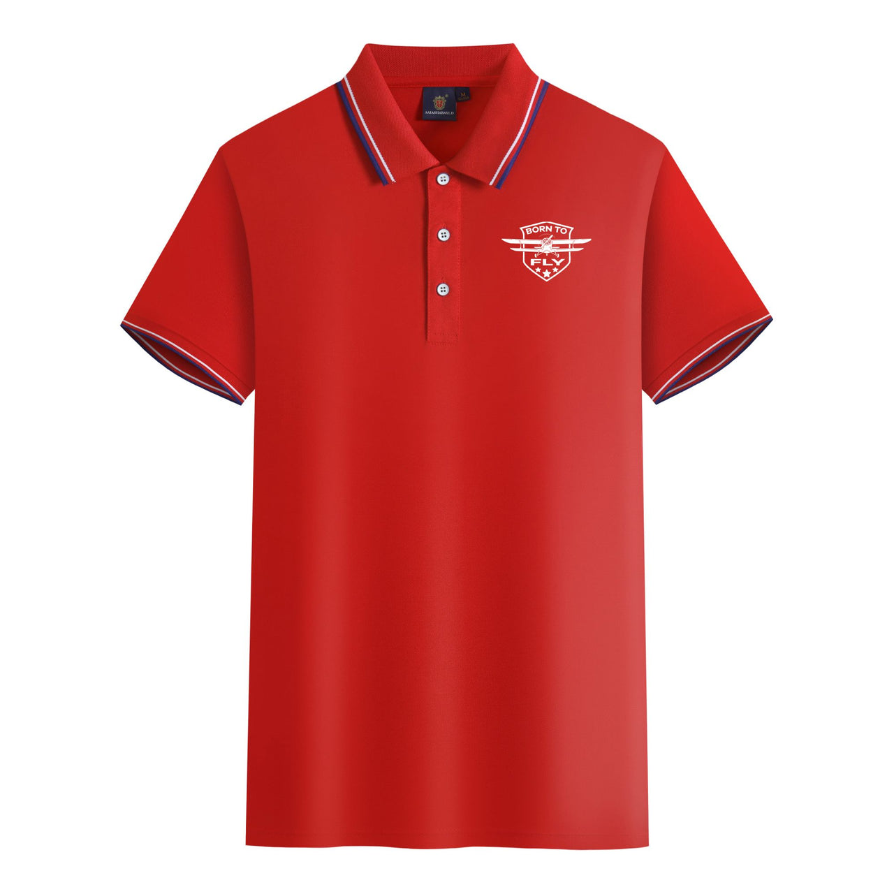 Super Born To Fly Designed Stylish Polo T-Shirts